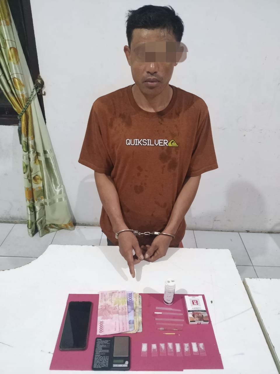 Warga Tapung Terciduk Polisi Saat Hendak Transaksi Narkoba