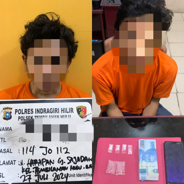 Hendak Jual Narkoba, Seorang Pria di Tembilahan Hulu Ditangkap Polisi