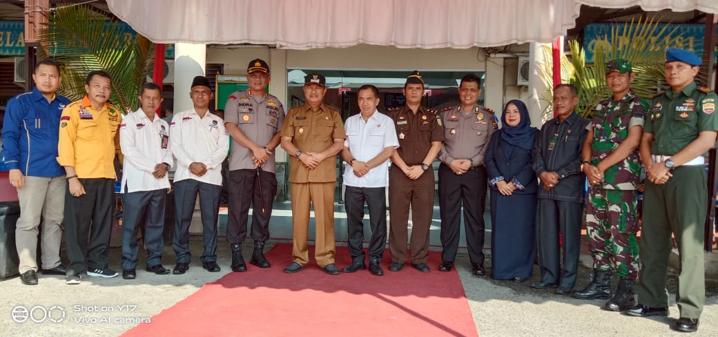 Kapolres Inhil, Ucapkan Terima Kasih Kepada Seluruh Elemen Atas Terselenggaranya Pemilu Yang Aman