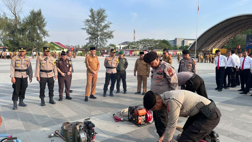 Pemko Dumai Gelar Apel Gabungan Kesiapsiagaan Karhutla