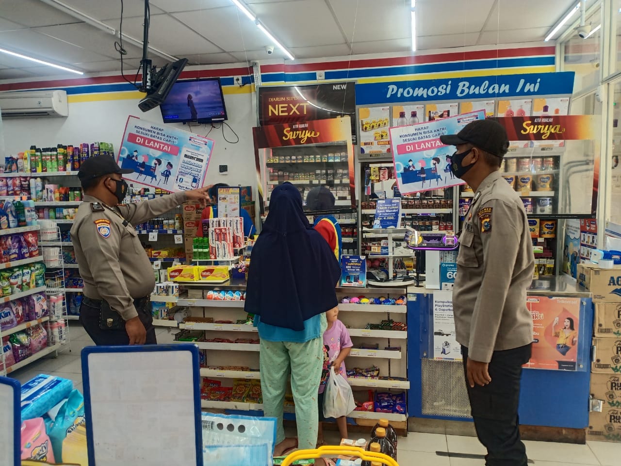 Jajaran Polsek Kerumutan Laju Patroli KRYD Guna Cegah Aksi Kriminal