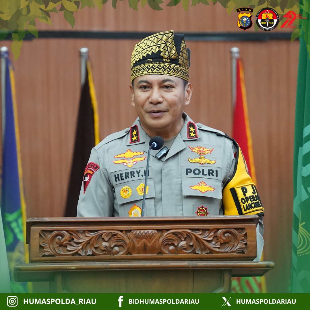 Kapolda Riau Ajak Wisudawan UIN Suska Riau, Jadi Pemimpin Berintegritas dan Peduli Lingkungan