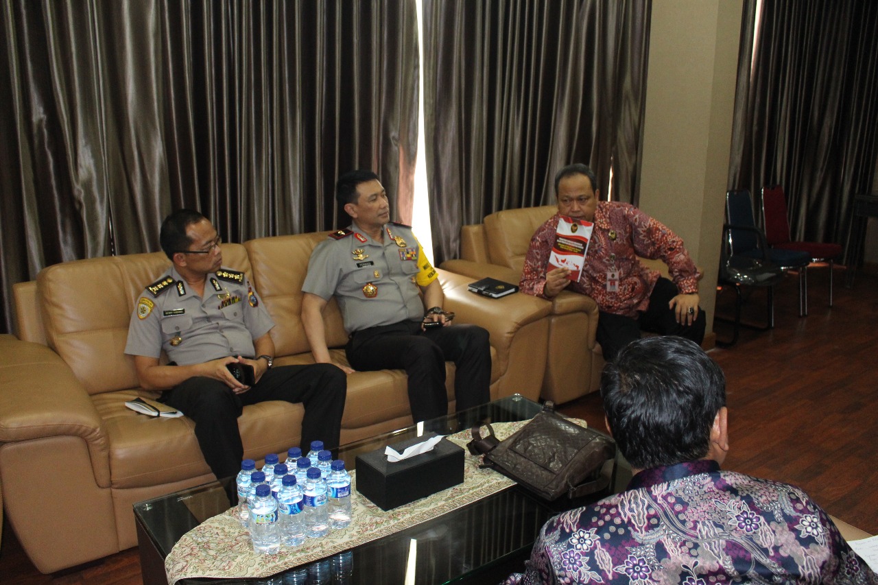 Team Kemenkopolhukam Berkunjung Ke Polda Riau 