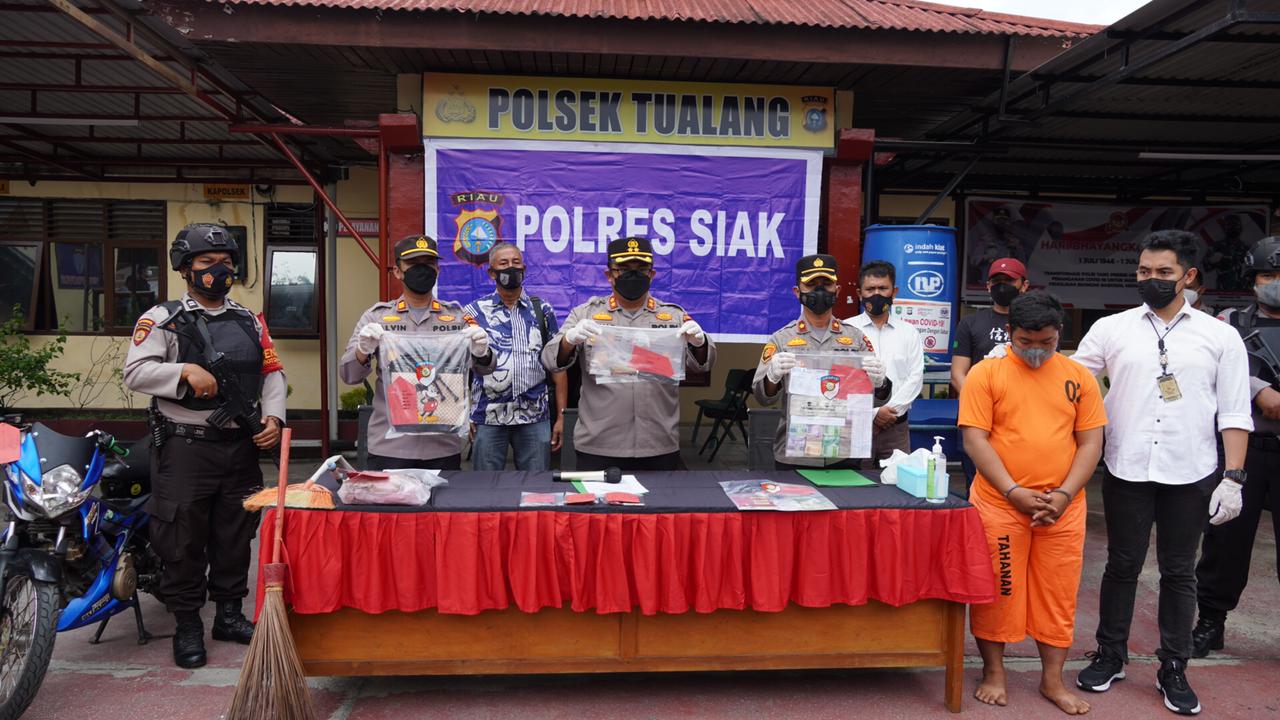 Polsek Tualang Berhasil Ungkap Pelaku Pembunuhan