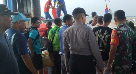 Ciptakan Rasa Aman, Polsek Kuala Kampar Pelayanan Pengamanan di Pelabuhan