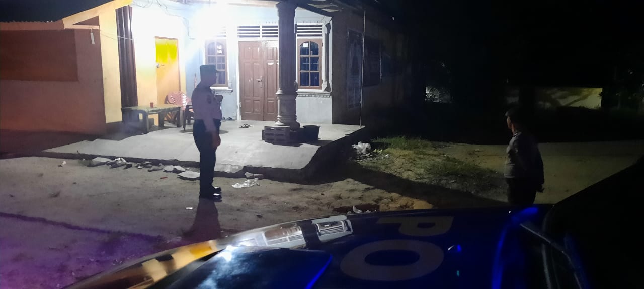 Jaga Kamtibmas, Polsek Bandar Sei Kijang Patroli Rumah Kosong