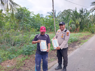 Polsek Kuala Kampar Cegah Karhutla di Wilayah Hukumnya