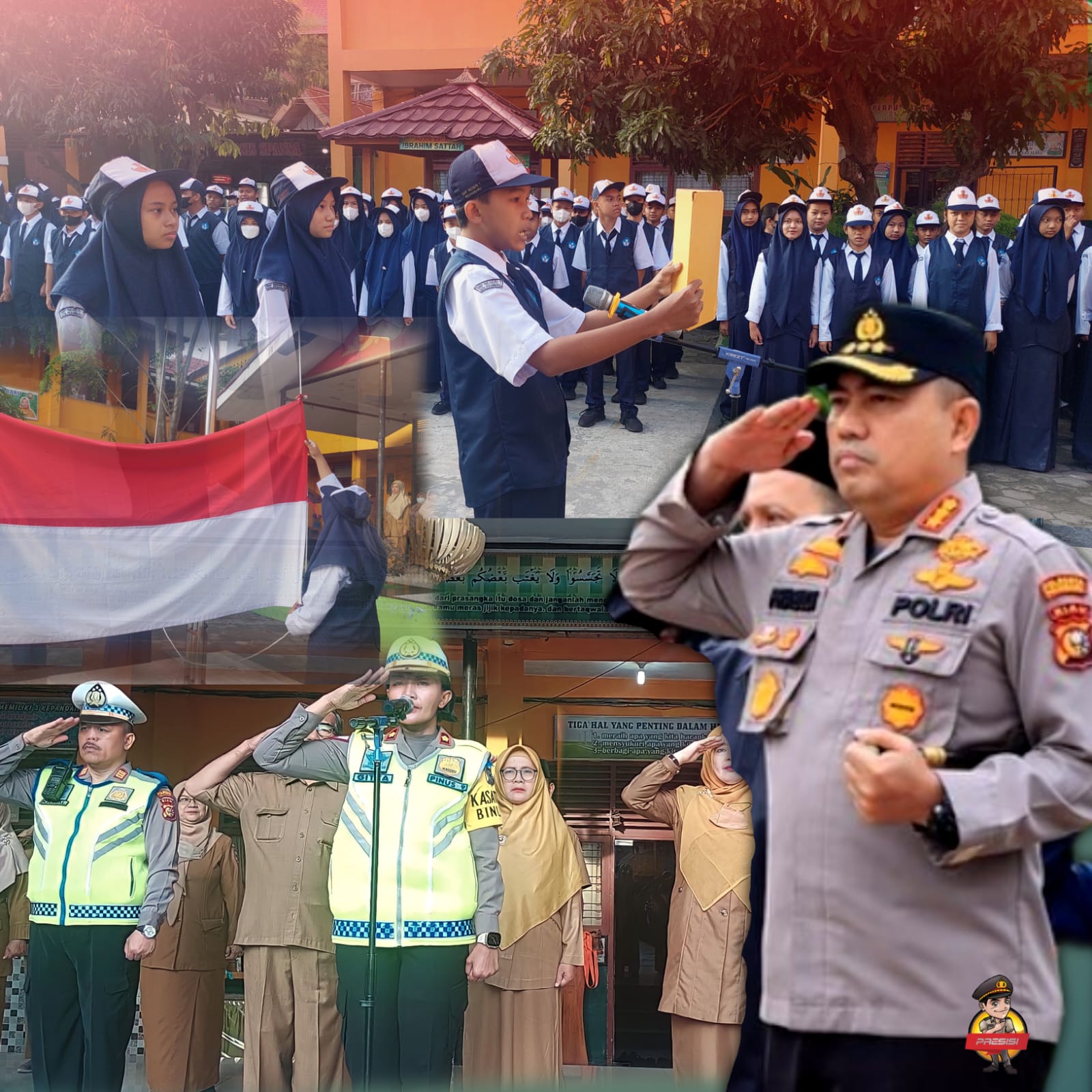 Police Goes To school, Polresta Pekanbaru Ajak Siswa Tertib Berlalu Lintas