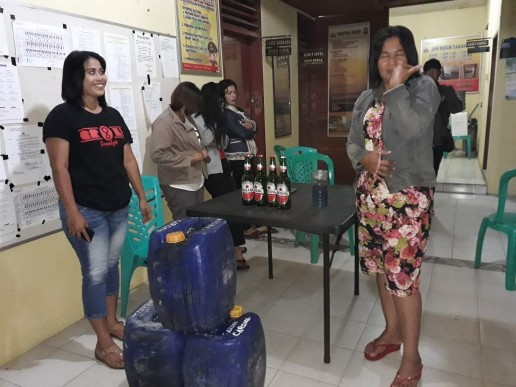 Polsek Kuantan Mudik Amankan 2 Pemilik Cafe Saat Gelar Razia