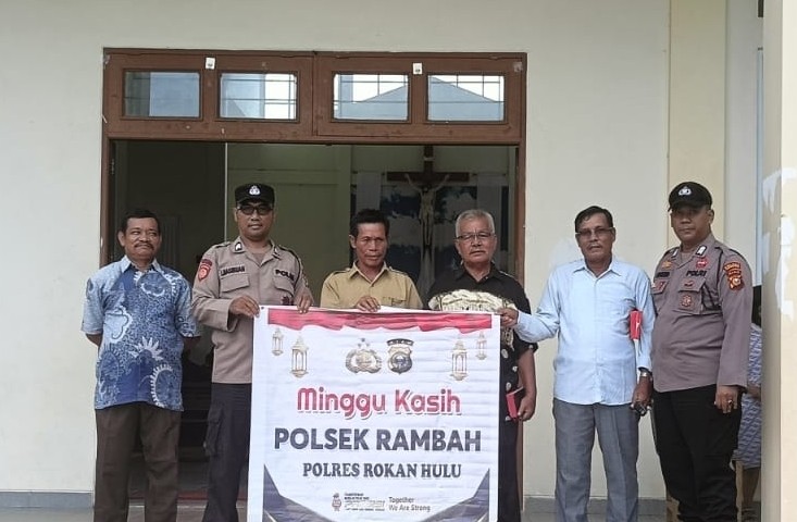 Polsek Rambah Gencar terapkan Program Minggu Kasih