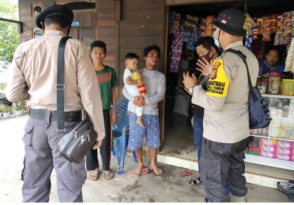 Polsek Teluk Meranti Gelar Disiplin Protokol Kesehatan