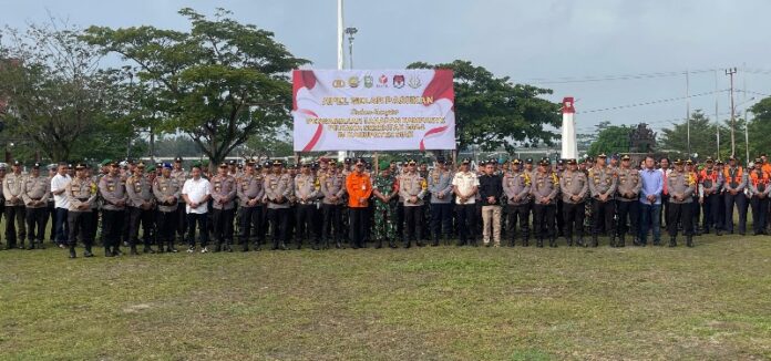 Polres Siak Laksanakan Apel Gelar Pasukan Pengamanan Tahapan Kampanye