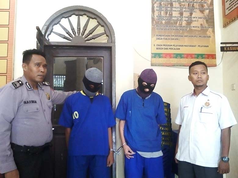 Polsek Tenayan Raya tangkap Sipir Pembawa Sabu 