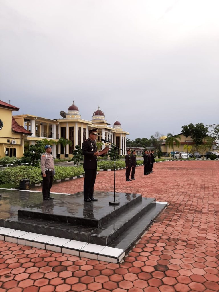 Wakapolres Rohil Pimpin Upacara Peringatan Hari Sumpah Pemuda
