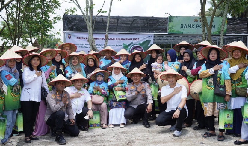 Silaturahmi Kapolda Riau dengan Petani, Momentum Hari Tani Nasional di Tabung Harmoni Hijau