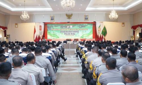 500 Bhabinkamtibmas Polda Riau Ikuti Pelatihan Peningkatan Kemampuan Polisi Penolong