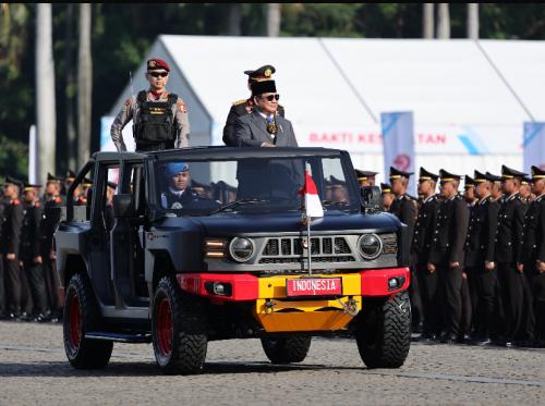 HUT Bhayangkara ke-79, Presiden Prabowo: Jadilah Polisi Dicintai Rakyat