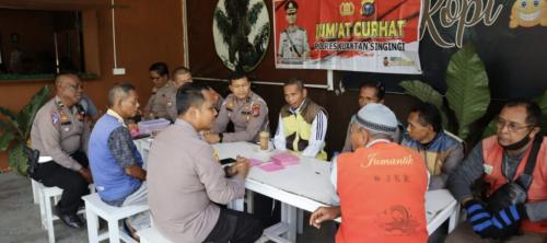 Kapolres Kuansing Tampung Curhat Jum’at Pekerja Ojek Pangkalan
